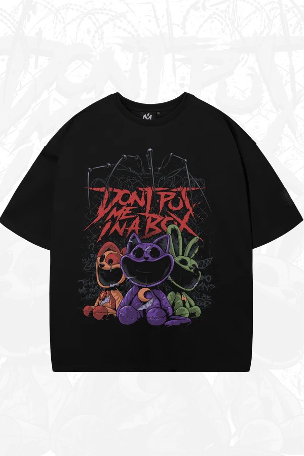 Оверсайз футболка Улыбающиеся Зверьки